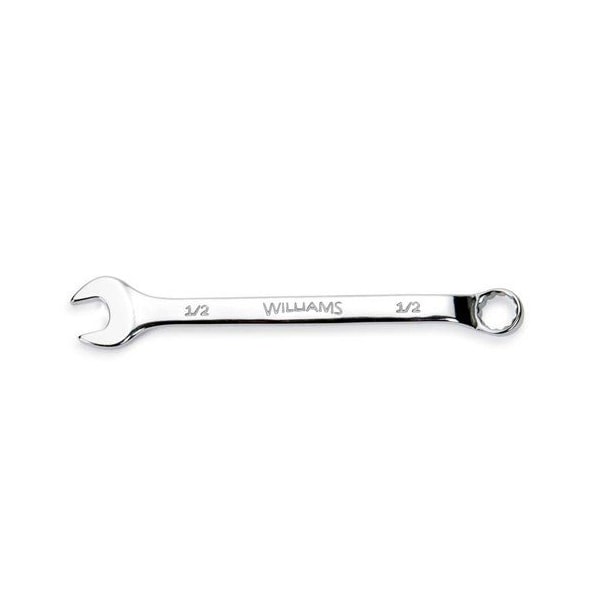 Williams Combination Wrench, 3/8 Inch Opening, Rounded, 5 Inch OAL JHW11952 - main